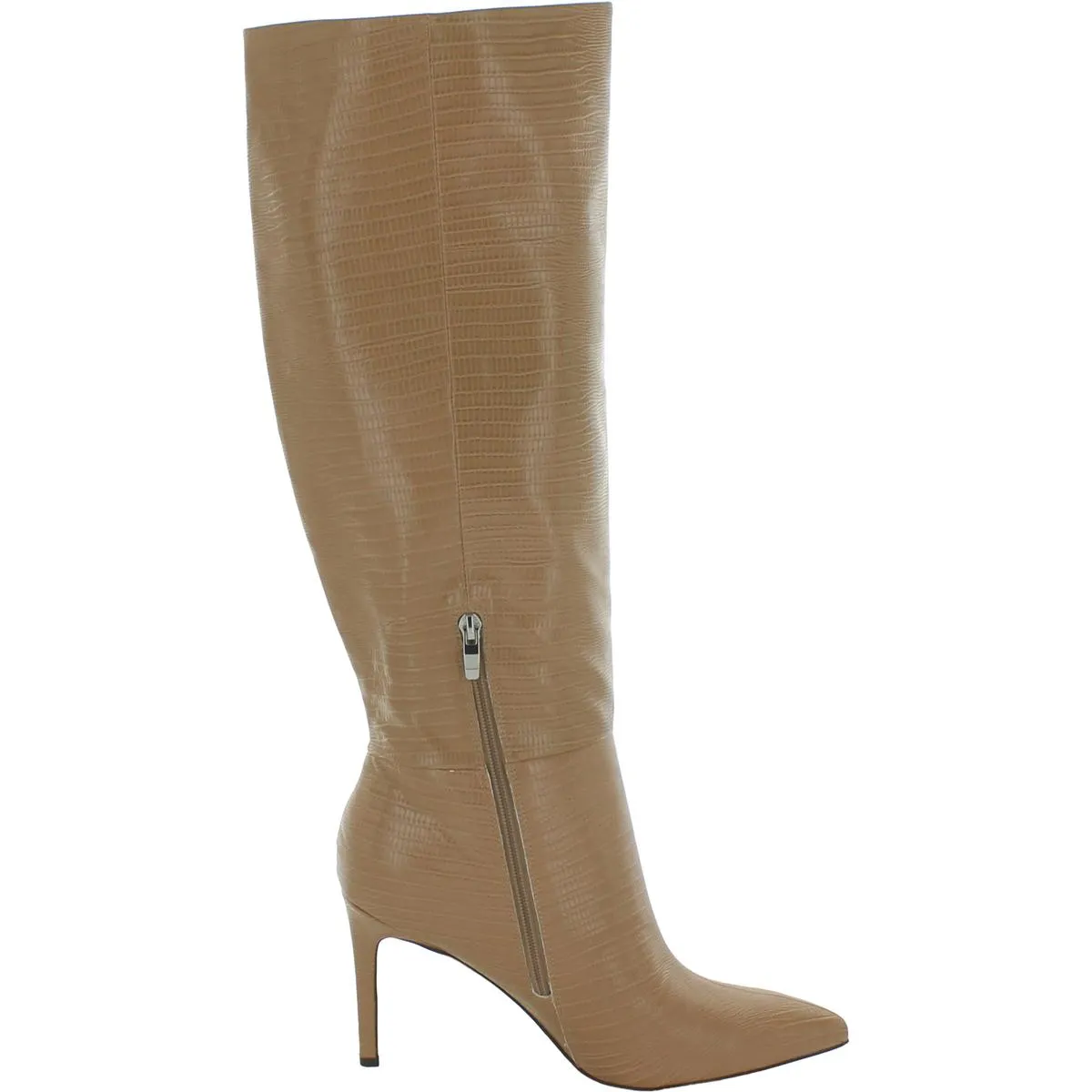 Womens Suede Dressy Knee-High Boots