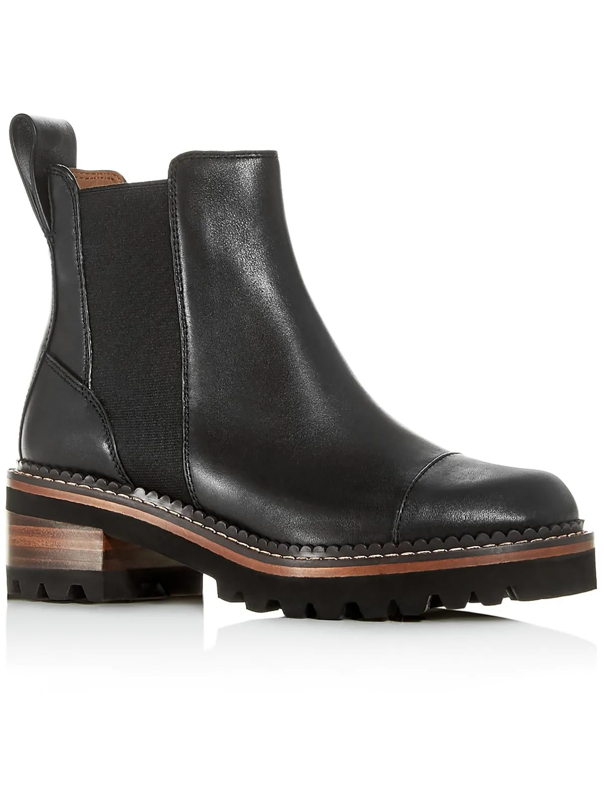 Womens Suede Pull On Chelsea Boots