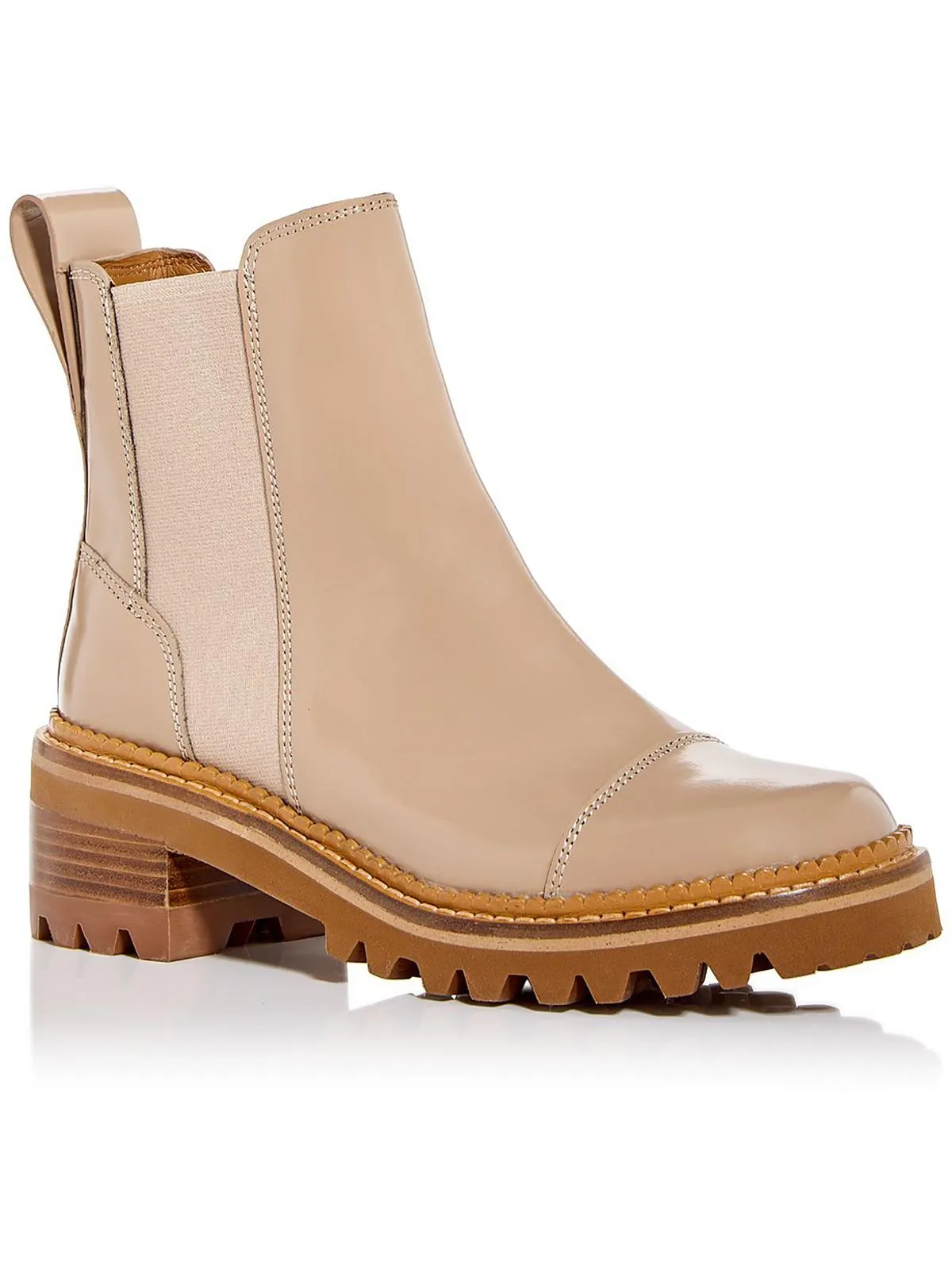 Womens Suede Pull On Chelsea Boots