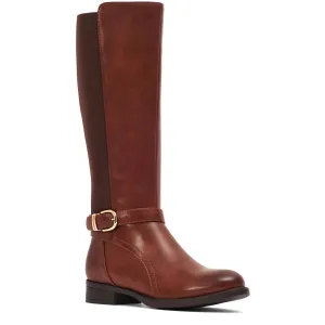 Women's Tall Riding Boots In Brown