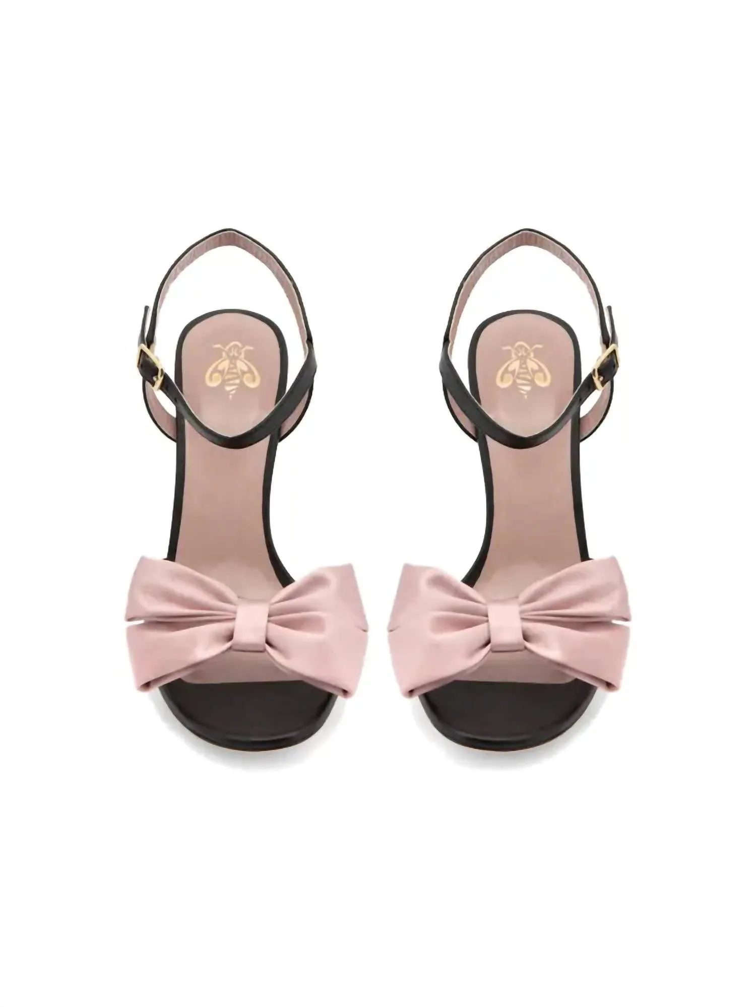 Women's Tassel Bow Sandals In Black/pink