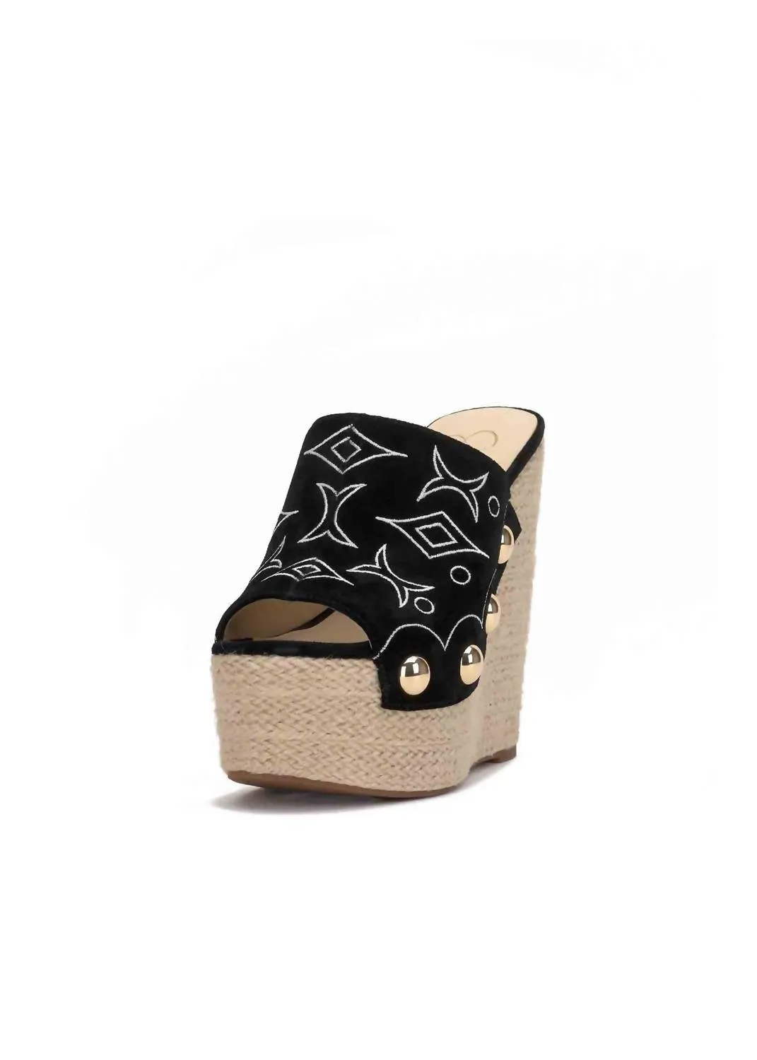 Women's Vadim Espadrille Wedge Heels In Black