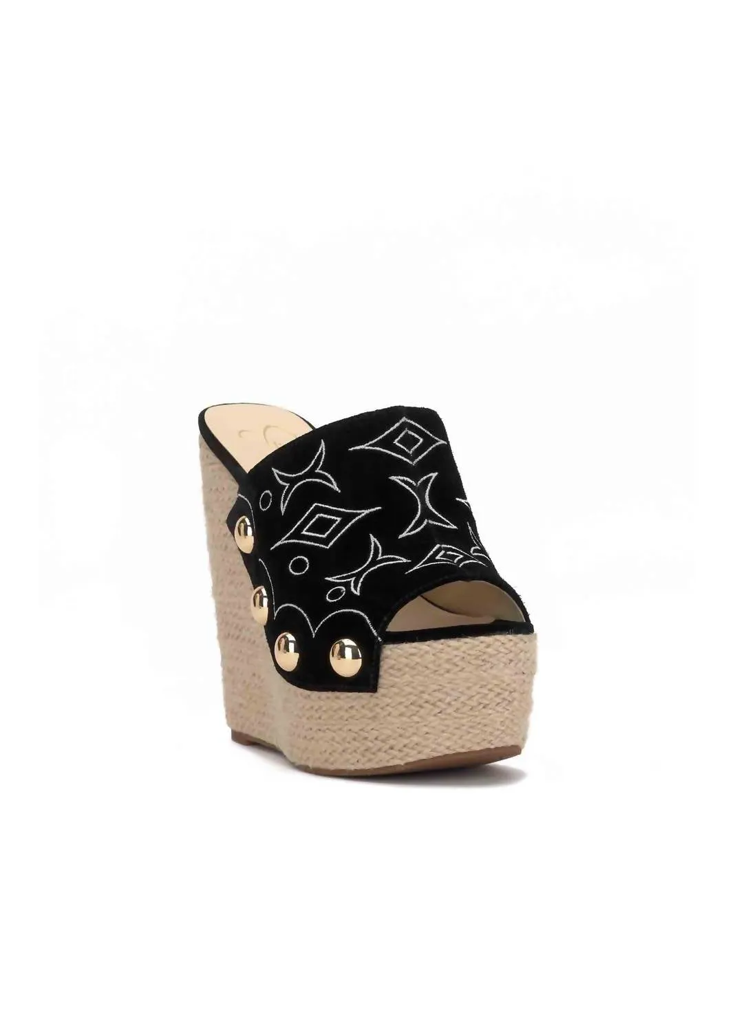 Women's Vadim Espadrille Wedge Heels In Black
