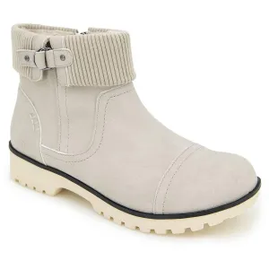 Womens Water Resistant Manmade Ankle Boots