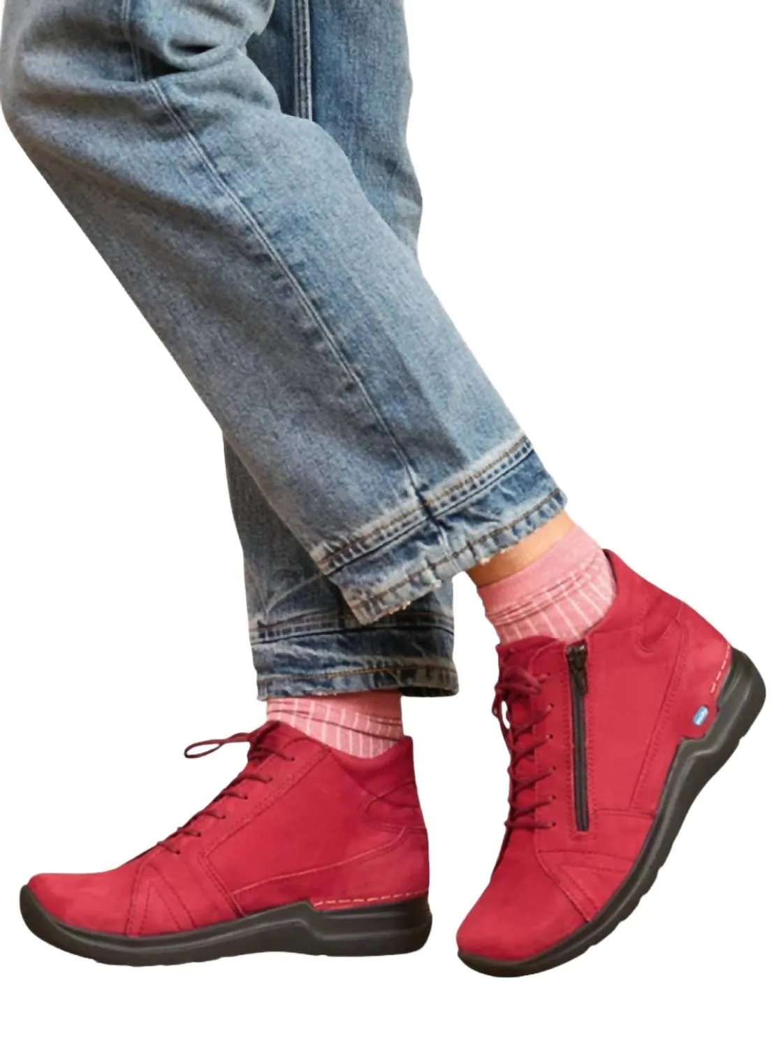 Women's Why Shoes In Oxblood Nubuck