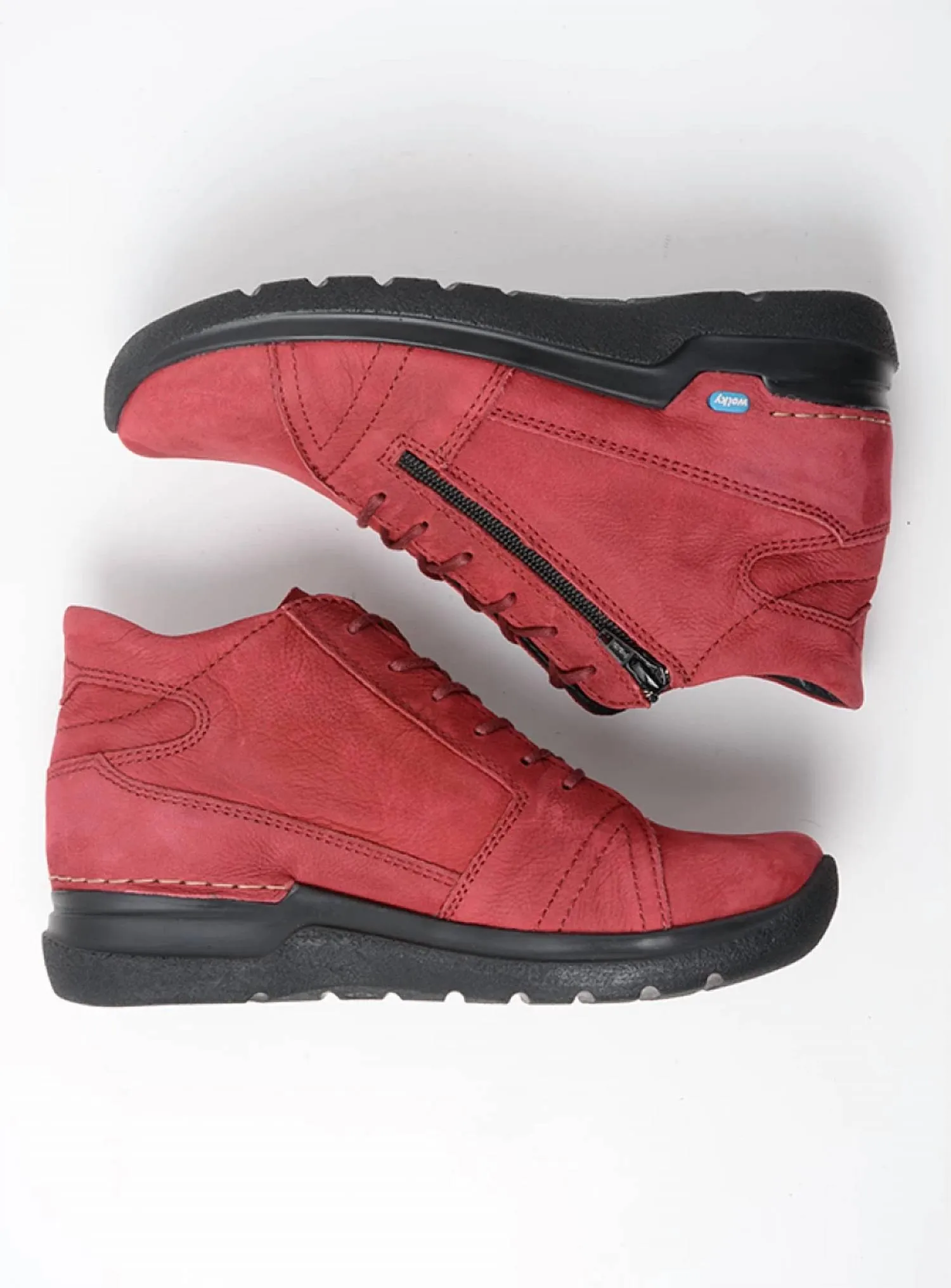 Women's Why Shoes In Oxblood Nubuck
