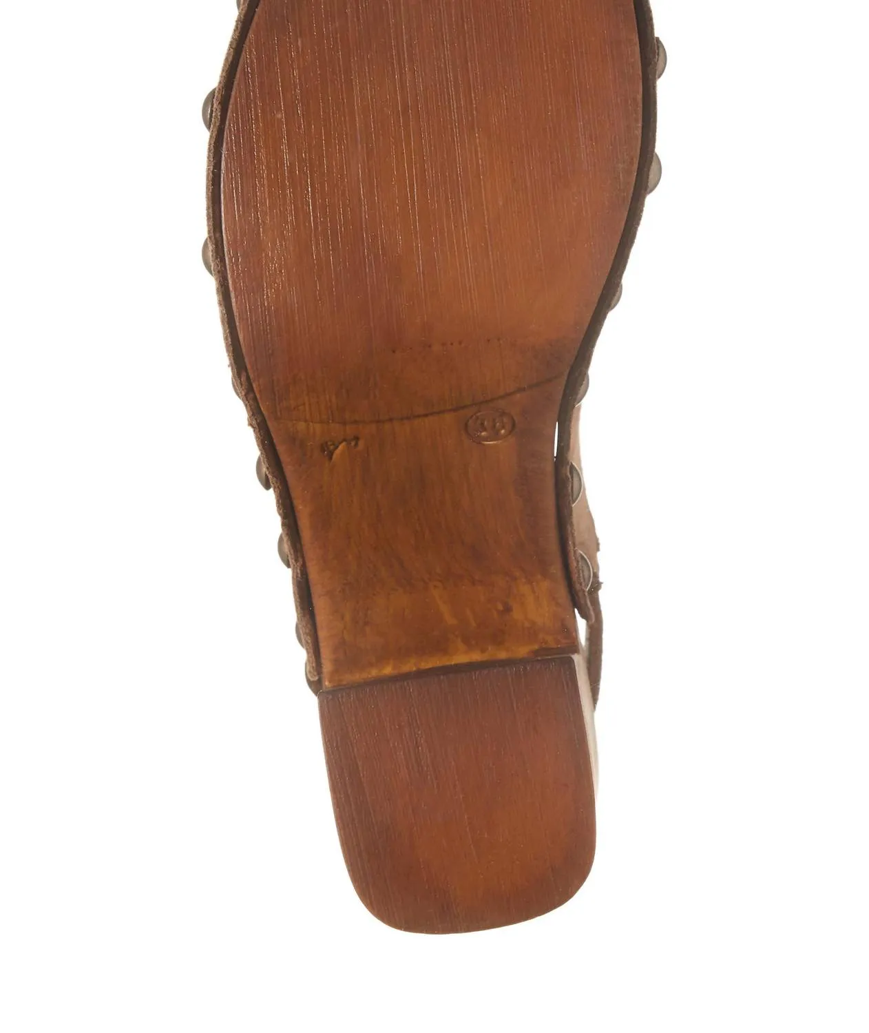 Women's Winnie Heels In Camoscio Sigaro