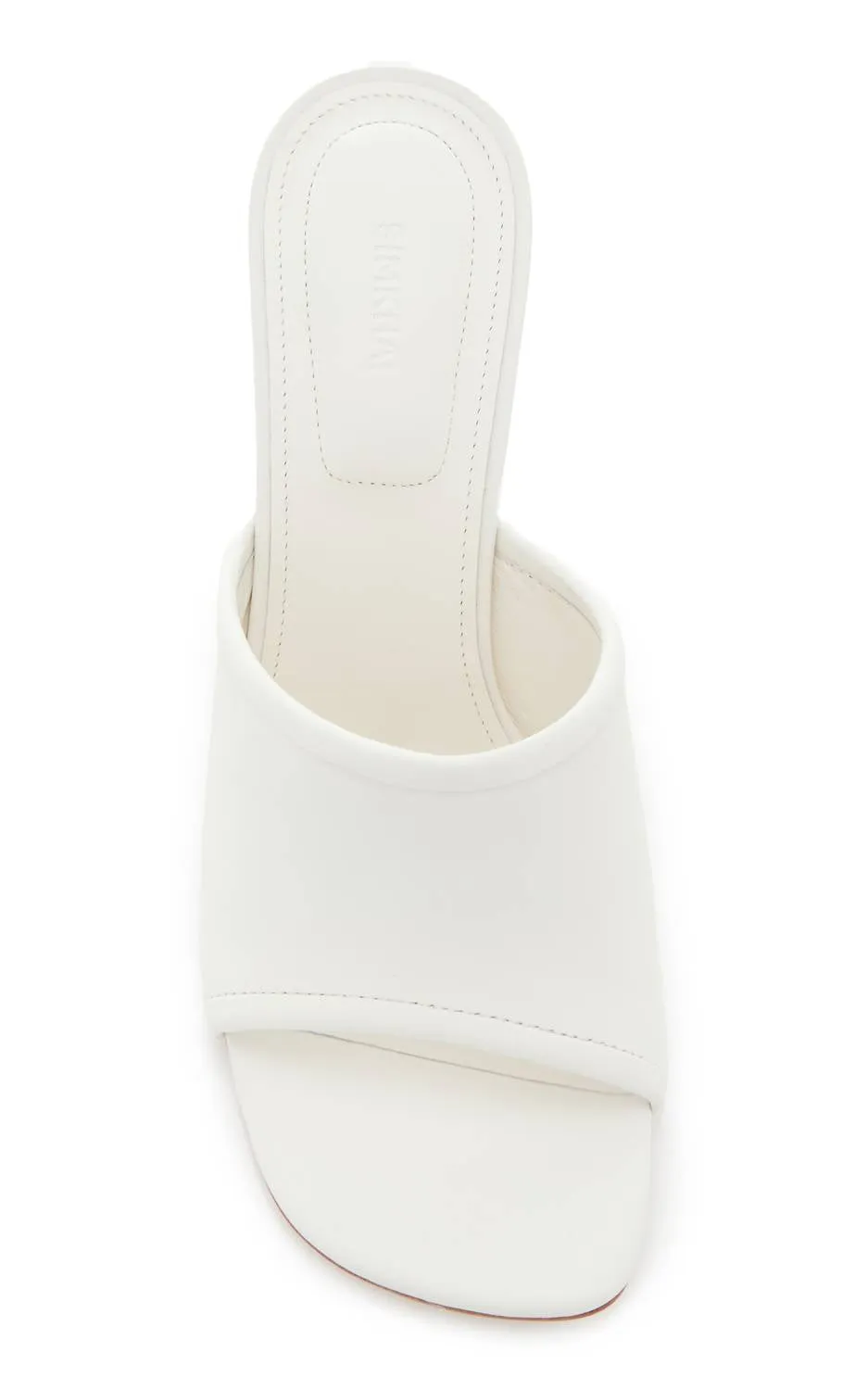 Women's Winston Open Toe Mule Heels In Ivory