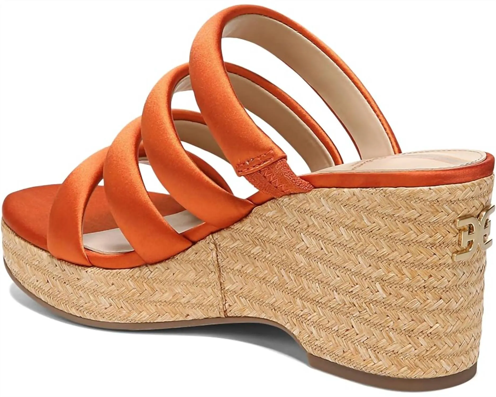 Women's Yuki Platform Wedge Heel In Orange