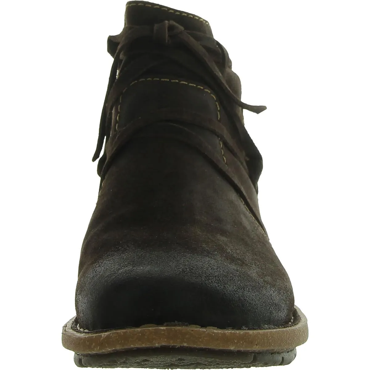 Womens Zip Up Laces Ankle Boots