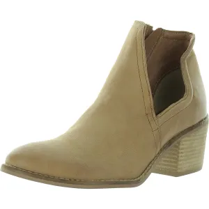 Womens Zipper Leather Shooties