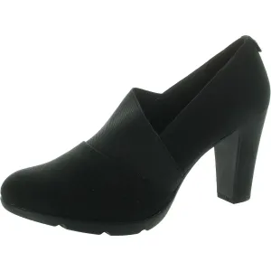 XIM Womens Mixed Media Man Made Pumps
