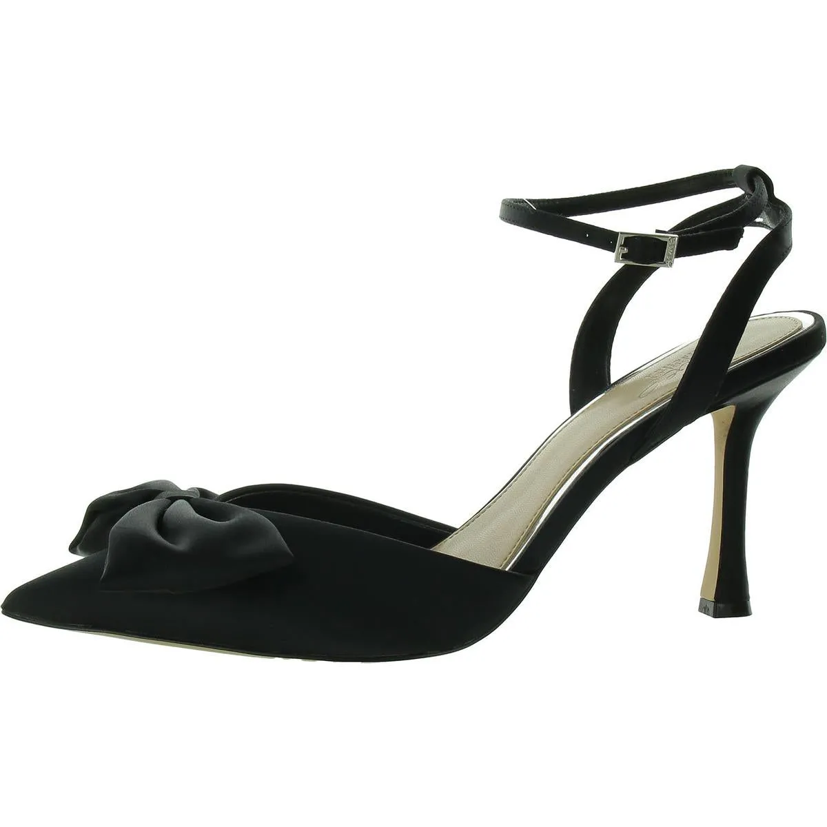 YANNA Womens Slip On Stiletto Ankle Strap