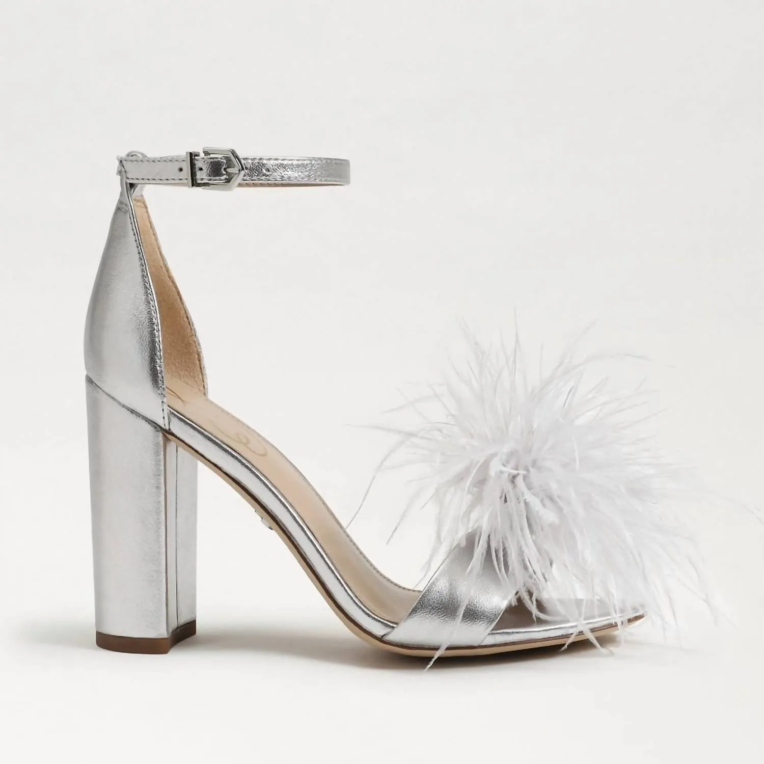 Yaro Feather Heel In Soft Silver