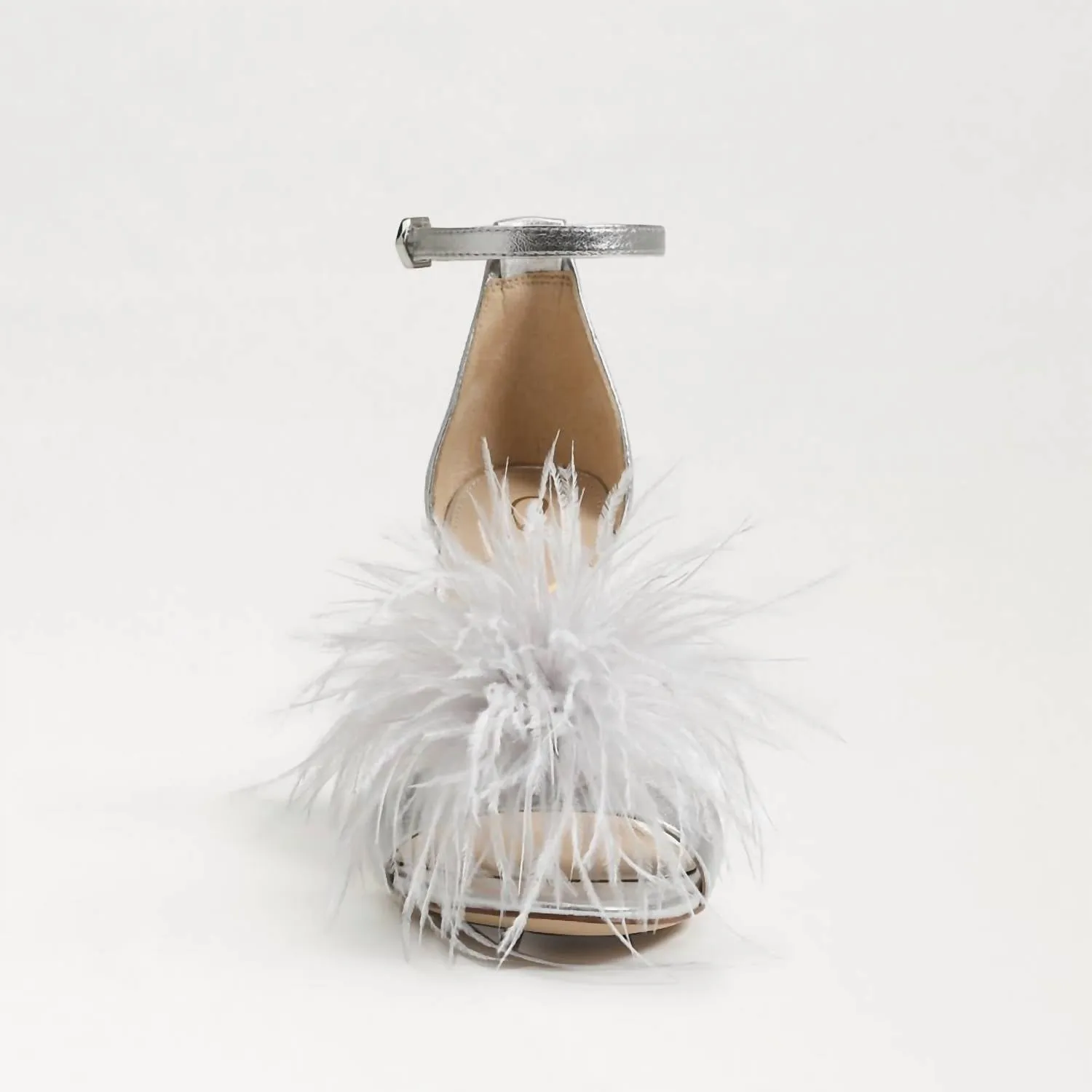 Yaro Feather Heel In Soft Silver