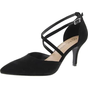 ZABELLA Womens Adjustable Manmade D'Orsay Heels