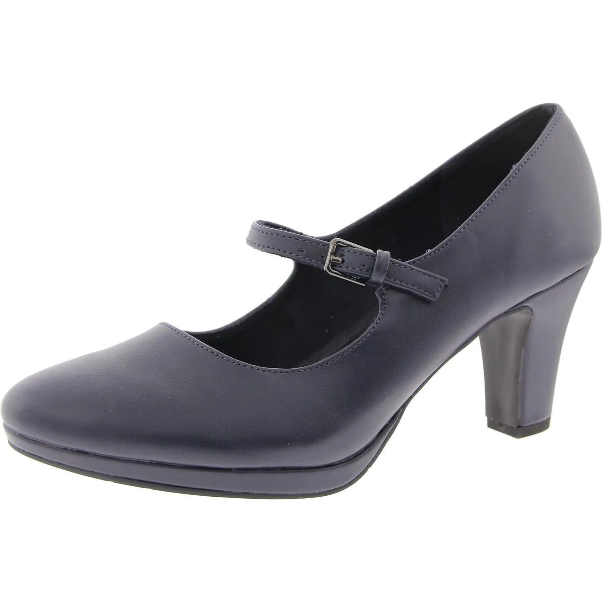 ZEST Womens Adjustable Manmade Mary Jane Heels