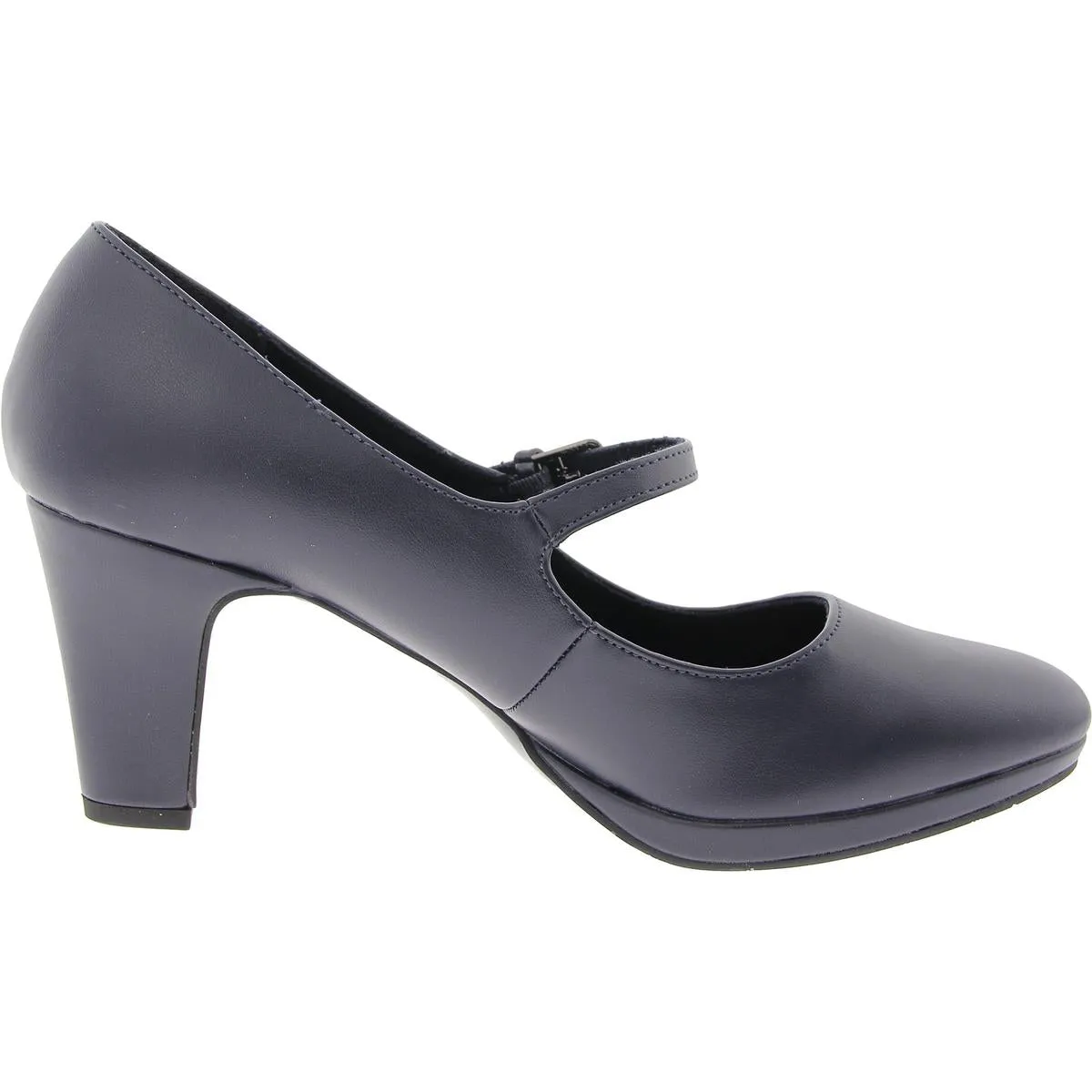 ZEST Womens Adjustable Manmade Mary Jane Heels