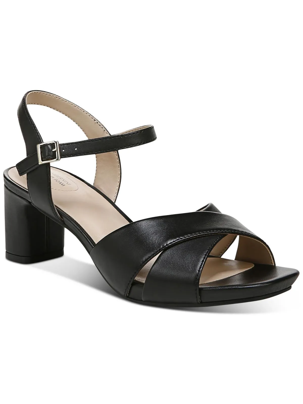 ZUMMAA Womens Patent Adjustable Ankle Strap Pumps